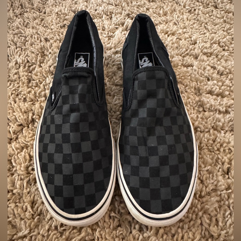 Vans Off The Wall Checker Board Slip On Skate Shoes Men's Size 10.5